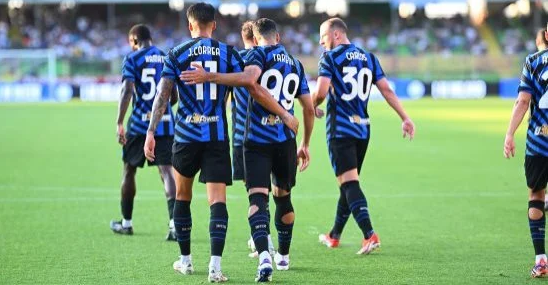 بثلاثية نظيفة يهزم انتر ميلان لاس بالماس وديًا