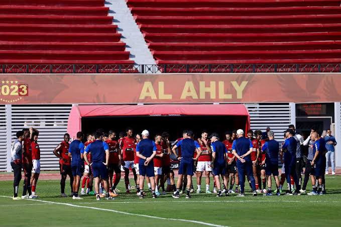 الأهلي يواصل استعداداته لمواجهة المصري البورسعيدي