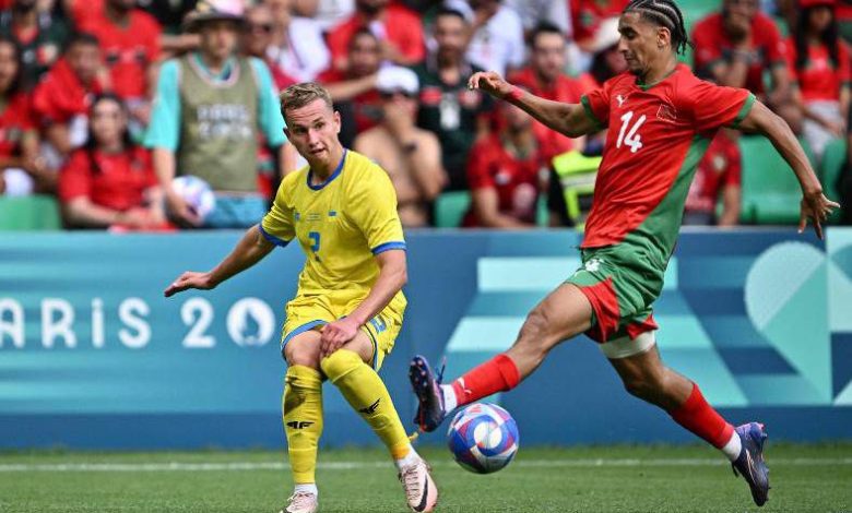 أولمبياد باريس 2024.. منتخب أوكرانيا يقتنص الفوز من المغرب