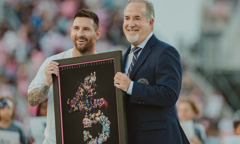 إنتر ميامي يحتفل بتتويج ميسي بلقب كوبا أمريكا 2024