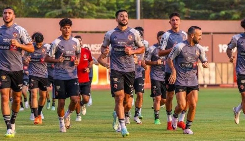الأهلي يختتم استعداداته لمواجهة سيراميكا بتدريبات مكثفة