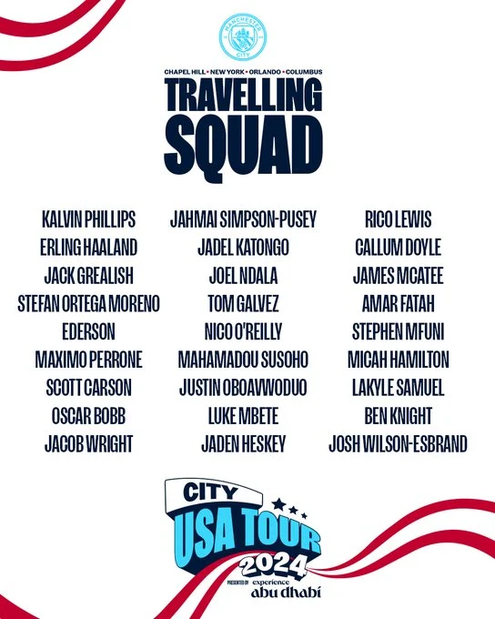 بيب جوارديولا يعلن قائمة مانشستر سيتي