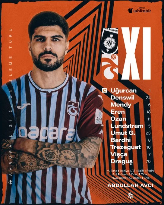 تريزيجيه يقود طرابزون سبور في مواجهة روجومبروك