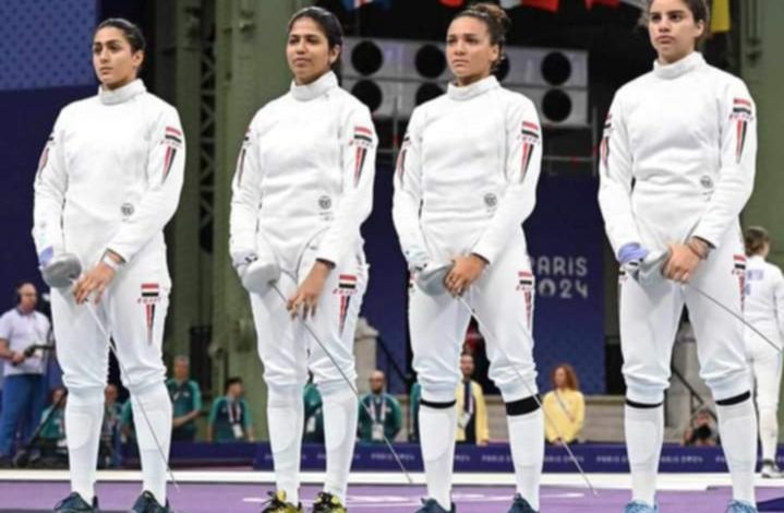 سيدات المبارزة المصري يحصدن المركز الثامن في أوليمبياد باريس