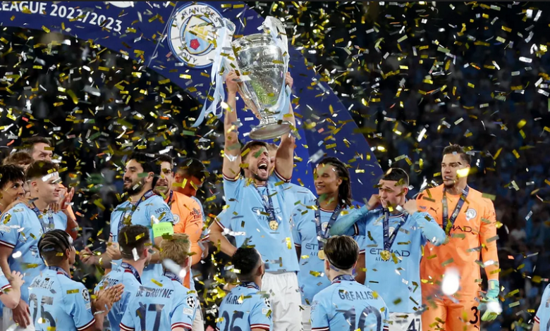 مانشستر سيتي يتوج بكأس أبطال أوروبا