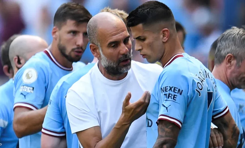 غياب لاعب مانشستر سيتي 4 أشهر للإصابة.. وموقف جوارديولا من كانسيلو