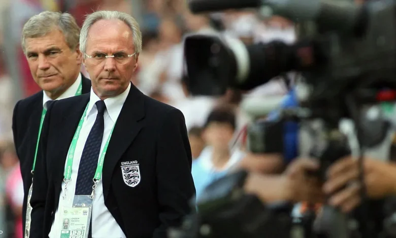 وفاة إريكسون مدرب الجيل الذهبي للكرة الإنجليزية