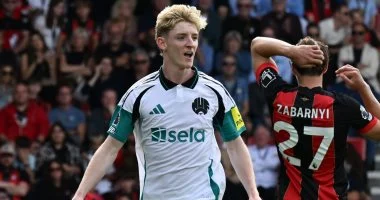 التعادل الإيجابي 1-1 يحسم مباراة نيوكاسل وبورنموث في الدوري الإنجليزي