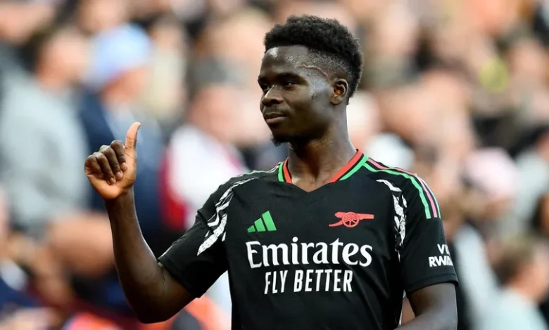 ساكا يحقق انتصاره المائة في مسيرته بالدوري الإنجليزي الممتاز