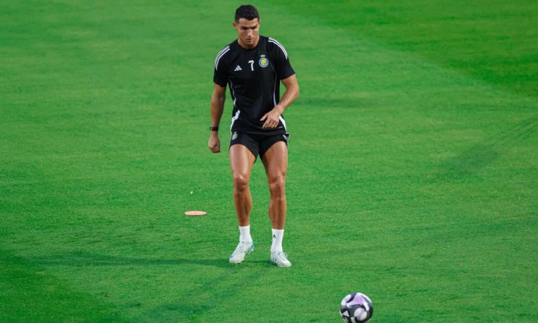 رونالدو يكتفي بالجزء اللياقي من تدريب النصر