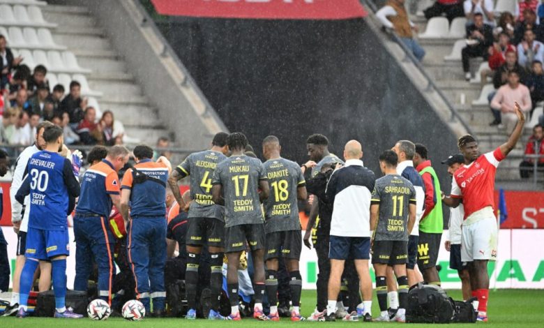 إصابة مروعة تؤجل مباراة ليل ضد ريمس في الدوري الفرنسي