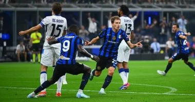 إنتر ميلان يتفوق على أتالانتا بثنائية نظيفة في الشوط الأول