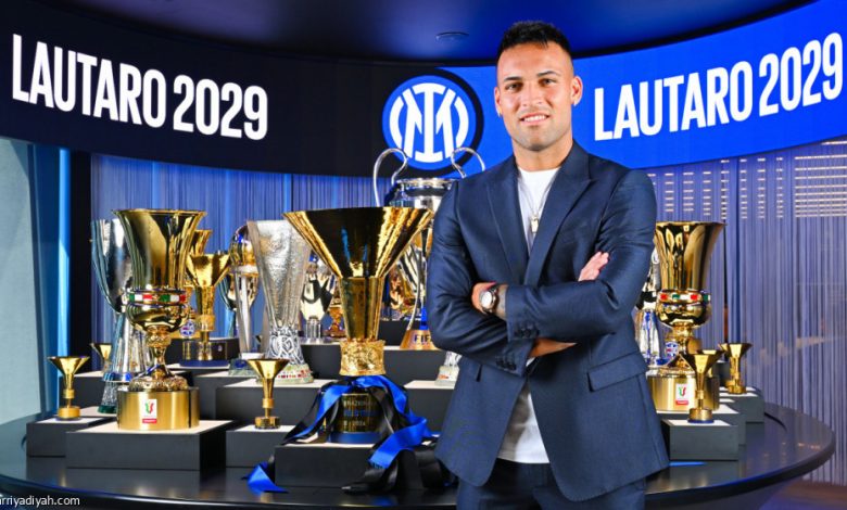 إنتر ميلان يمدد عقد لاوتارو مارتينيز حتى 2029