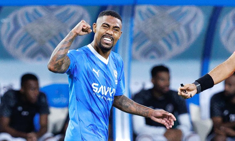 استبعاد مالكوم من مواجهة الهلال ضد الأخدود في الدوري السعودي