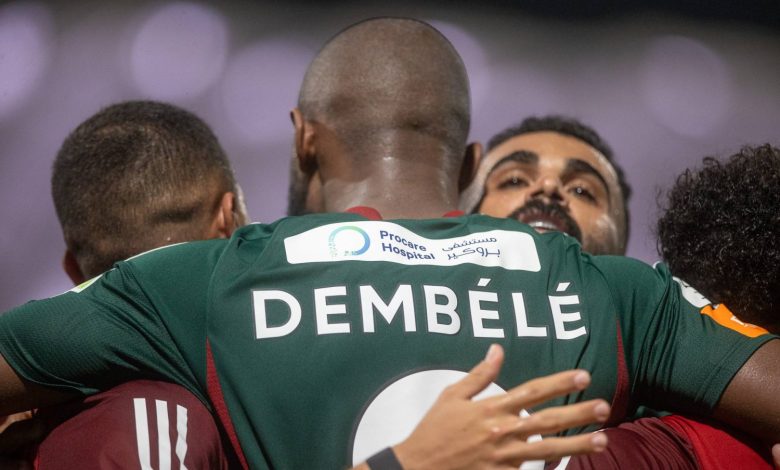 بهدف ديمبيلي.. الاتفاق يواصل انتصاراته بفوز على الأخدود