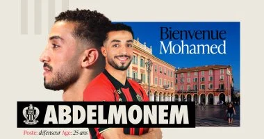 الدوري الفرنسي يرحب بانضمام محمد عبد المنعم إلى نيس
