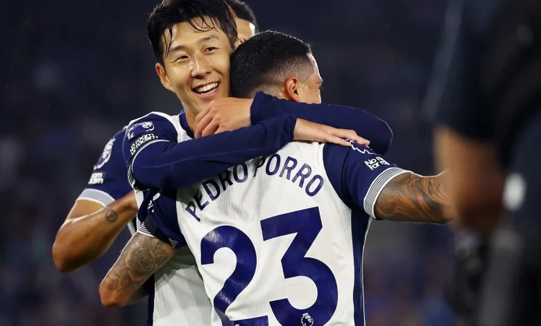 توتنهام ينهي الشوط الأول بثنائية نظيفة على إيفرتون