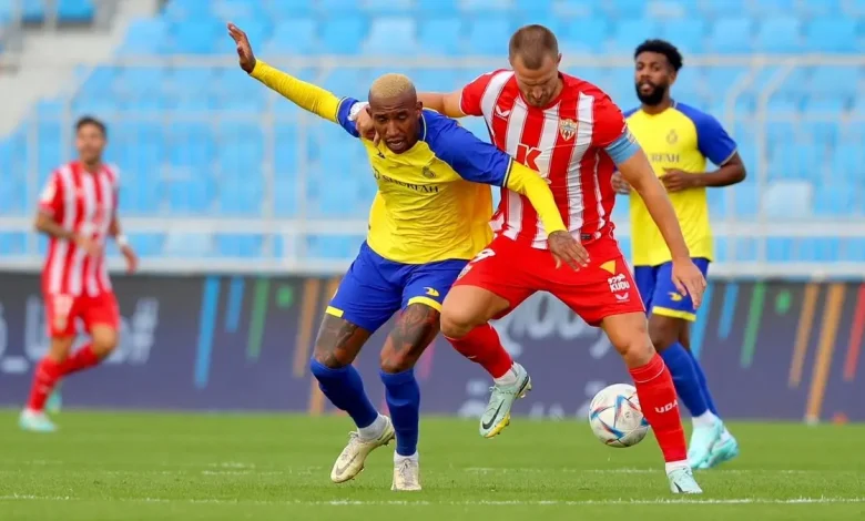 النصر يتعرض لهزيمة ثقيلة أمام ألميريا في آخر استعداداته للموسم