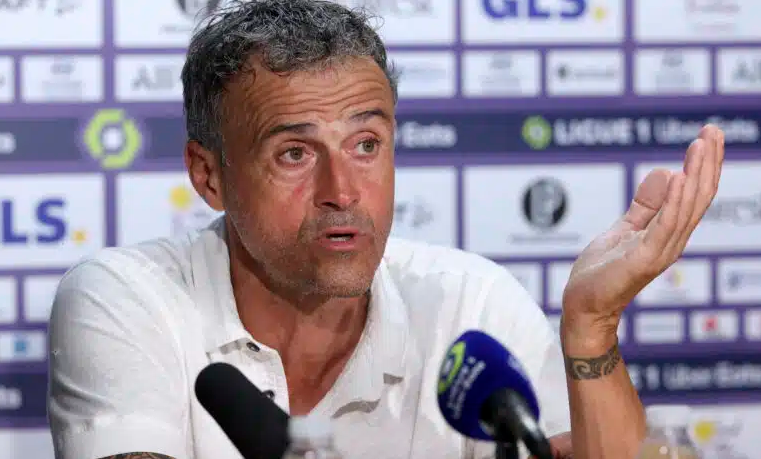 بالفيديو .. رد فعل طريف من لويس إنريكي عند سؤاله عن رؤية مبابي مع ريال مدريد