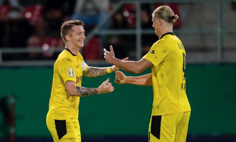 بوروسيا دورتموند يتأهل للدور الثاني من كأس ألمانيا بفوز ساحق على فينيكس