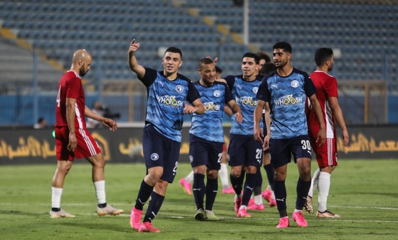 بيراميدز يتقدم على طلائع الجيش بثلاثية في الشوط الأول
