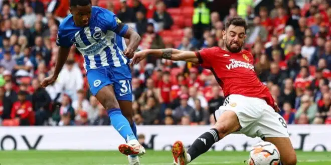 تشكيل مباراة مانشستر يونايتد أمام برايتون في الدوري الإنجليزي