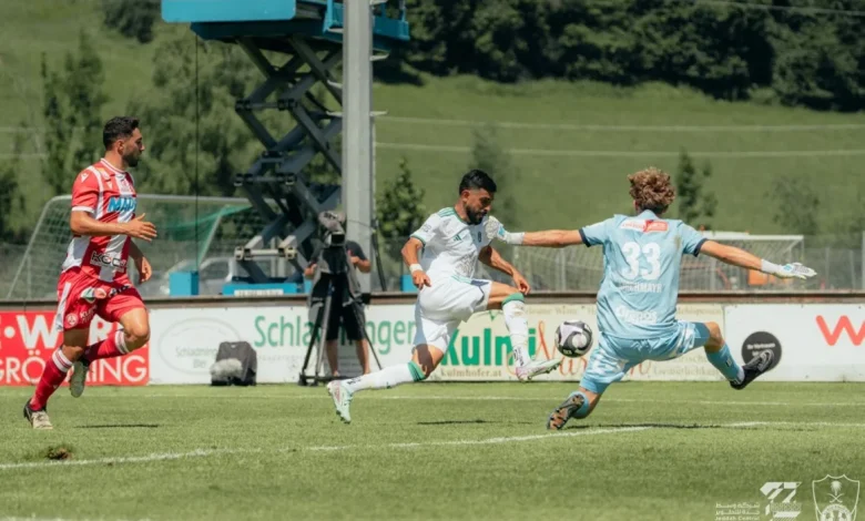 تعادل الأهلي السعودي مع غراتسر النمساوي في مباراة ودية