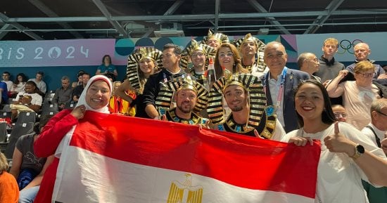 تواجد كبير للجالية المصرية في مباراة المنتخب والمغرب في أولمبياد باريس 2024