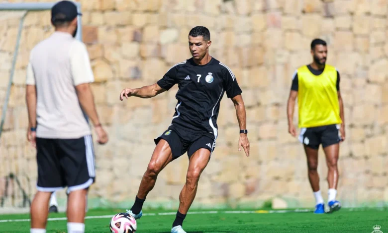شاهد.. رونالدو ينتظم في تدريبات النصر استعداداً للموسم الجديد