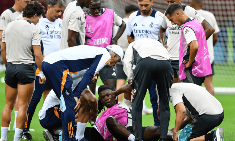 حقيقة إصابة نجم ريال مدريد بالرباط الصليبي قبل مباراة السوبر