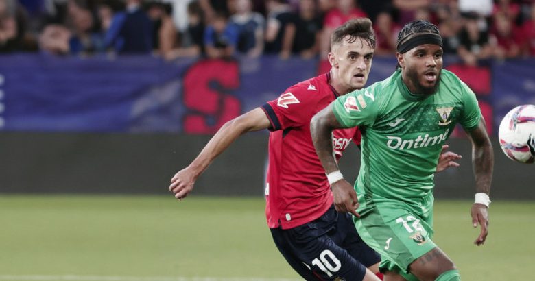 ليجانيس يفرط في الفوز أمام أوساسونا بنيران صديقة