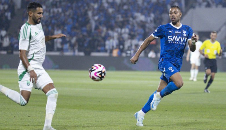 محرز الأفضل في مباراة الأهلي والهلال في كأس السوبر السعودي
