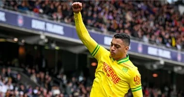 مصطفى محمد يسجل أول أهدافه مع نانت في الفوز على مونبلييه