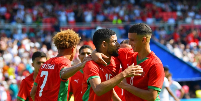 معلق مباراة المغرب وإسبانيا في أولمبياد باريس 2024 لكرة القدم