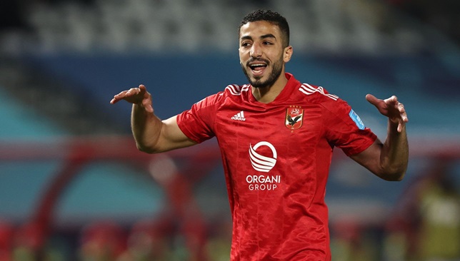 نيس يقترب من ضم محمد عبدالمنعم من الأهلي