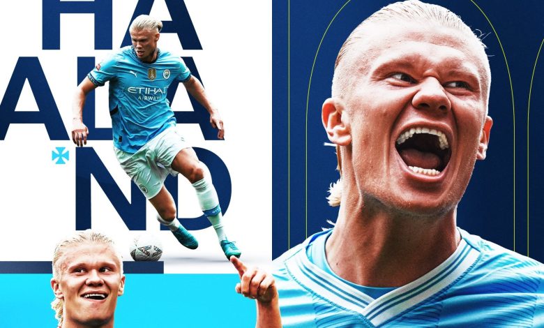 هالاند يخوض مباراته المئوية مع مانشستر سيتي ضد تشيلسي