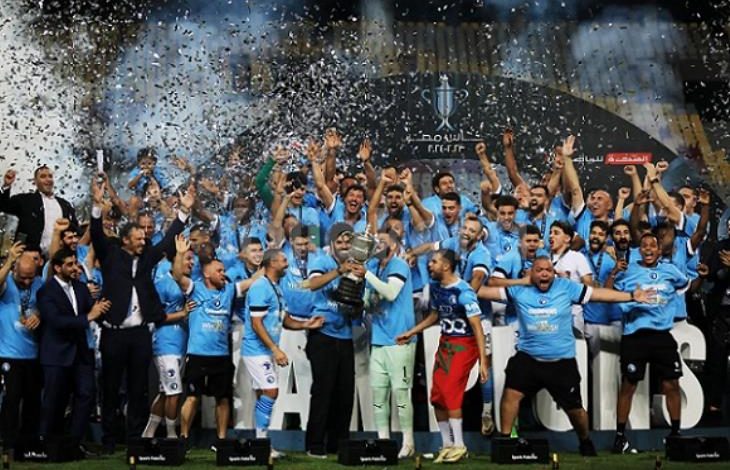 بعد فوزهم بكأس مصر..مكافآت مالية كبيرة للاعبي بيراميدز