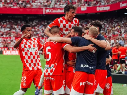 جيرونا يهزم إشبيلية 2-0 قبل مواجهة برشلونة في الدوري الإسباني