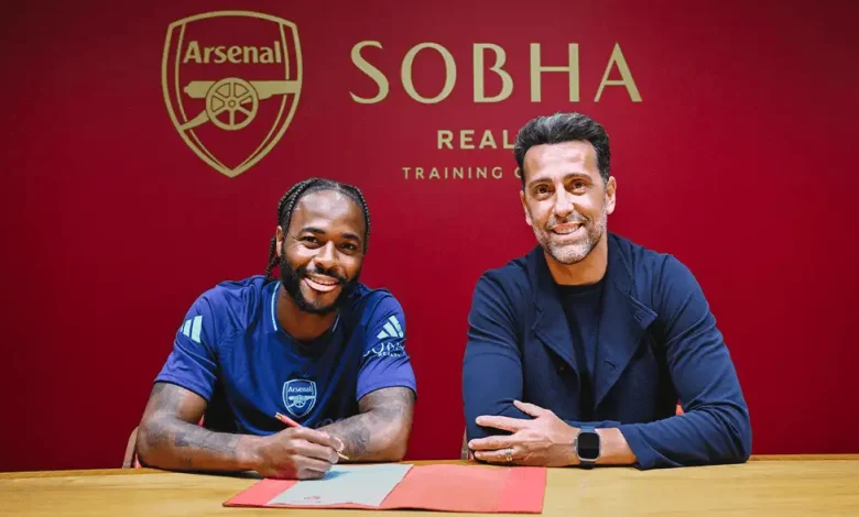 ستيرلينج يعبر عن حماسه للانضمام إلى أرسنال ويشيد بـ«أرتيتا»