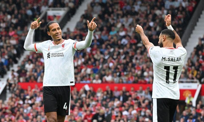 ليفربول يدك شباك مانشستر يونايتد بثلاثية في قمة الجولة الثالثة