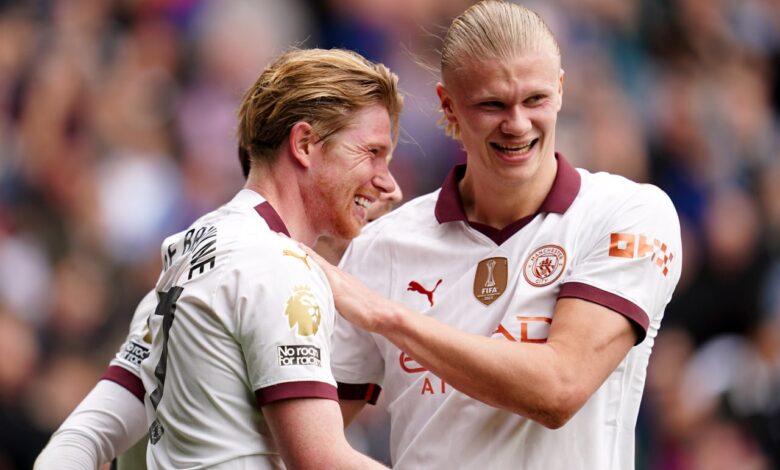 إصابة دي بروين تؤثر على مانشستر سيتي في مواجهة إنتر ميلان