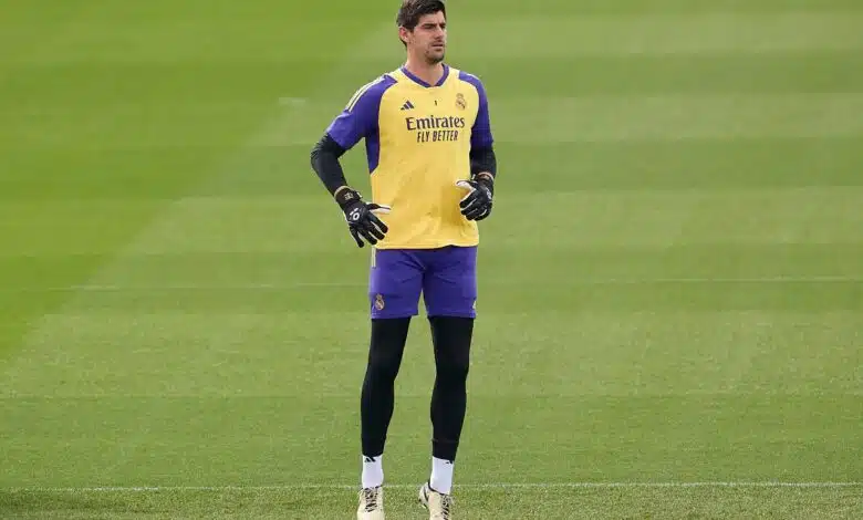 إصابة كورتوا تؤثر على ريال مدريد بعد التعادل مع أتلتيكو