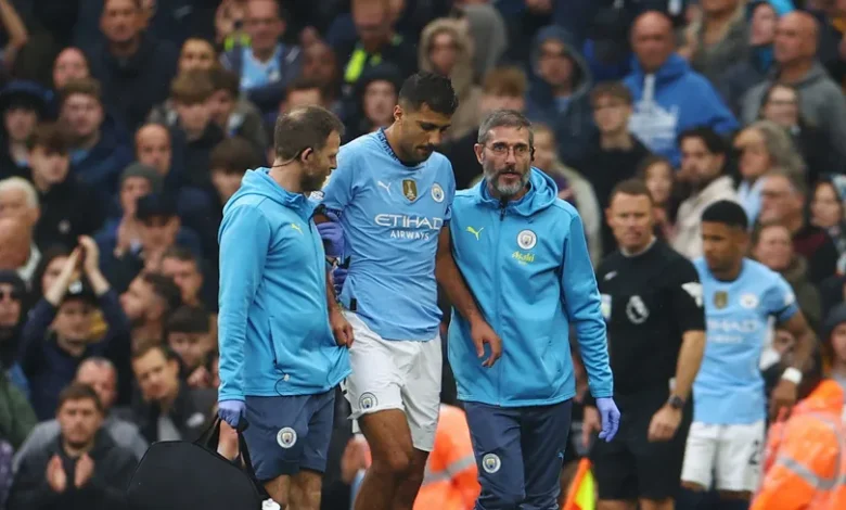 إصابة محتملة لرودري قد تغيبه عن كامل الموسم