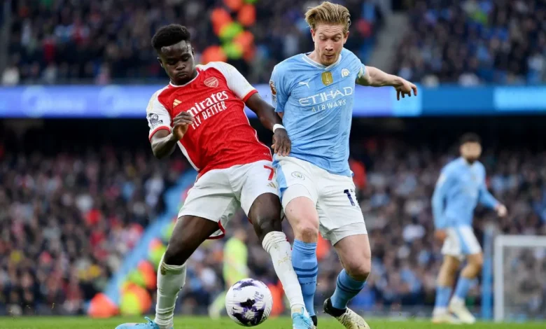 التشكيل المتوقع لمباراة مانشستر سيتي ضد أرسنال