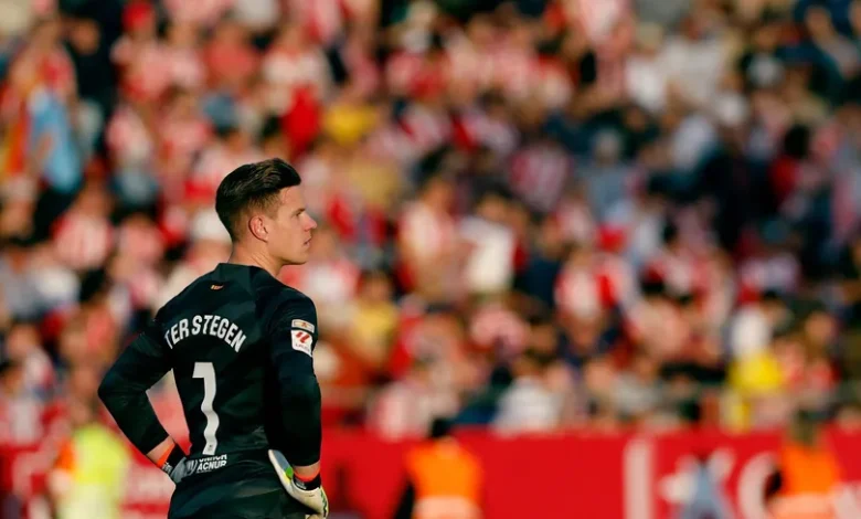 برشلونة يدرس خيارات حراسة المرمى بعد إصابة تير شتيغن