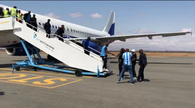 بوتسوانا يصل إلى فرانسيستون قبل 6 ساعات من مواجهة مصر