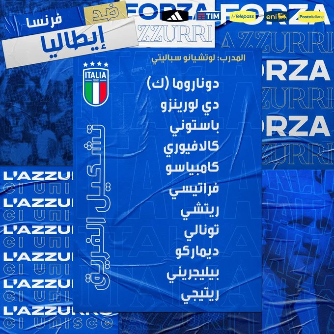 تشكيل فرنسا وإيطاليا لمباراة دوري الأمم الأوروبية 2024