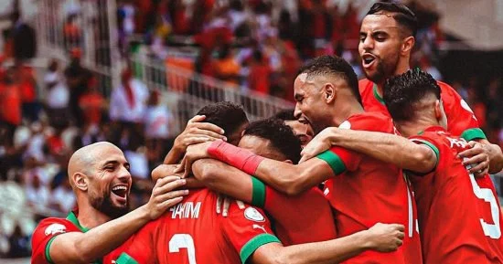 شاهد.. تقدم المغرب على الجابون في الشوط الأول في تصفيات أمم أفريقيا 2025