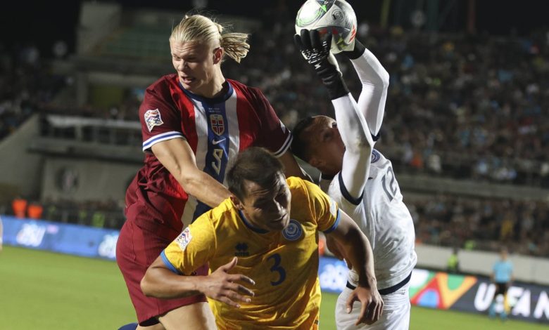 هالاند والنرويج يبدآن مشوار دوري الأمم الأوروبية بتعادل سلبي أمام كازاخستان