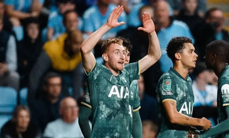 توتنهام ينجو من الخسارة ويتأهل إلى دور الـ16 بكأس الرابطة
